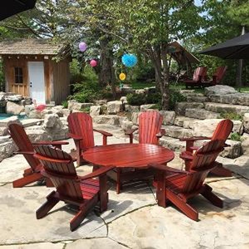 Royal Adirondack Kjempestort Kaffebord - Sedertre - 152 cm